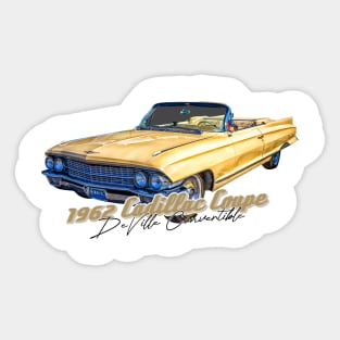 1962 Cadillac Coupe de Ville Convertible Sticker